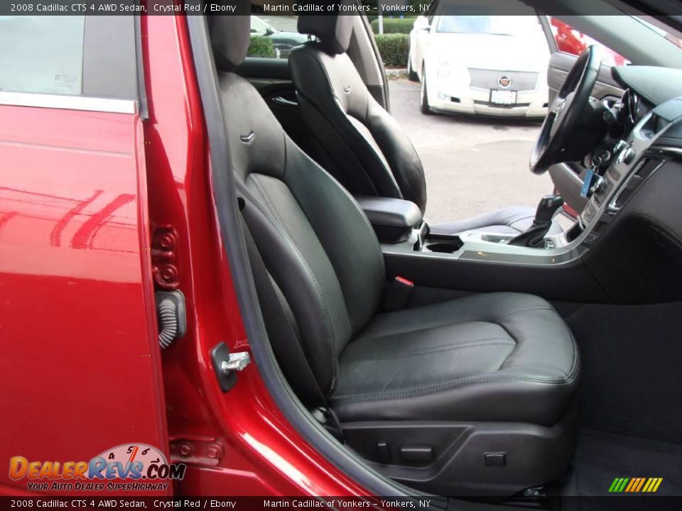 2008 Cadillac CTS 4 AWD Sedan Crystal Red / Ebony Photo #16