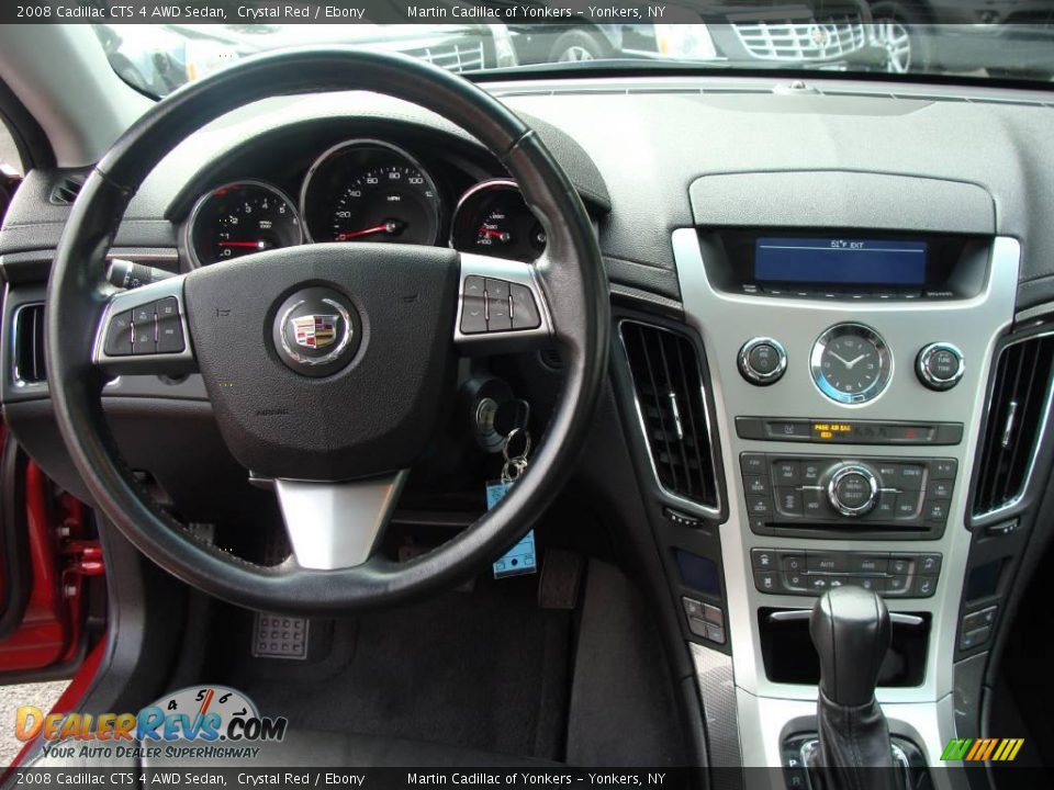 2008 Cadillac CTS 4 AWD Sedan Crystal Red / Ebony Photo #19