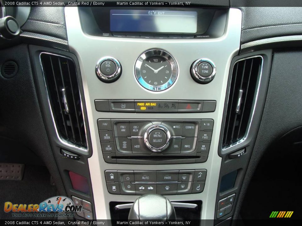 2008 Cadillac CTS 4 AWD Sedan Crystal Red / Ebony Photo #21