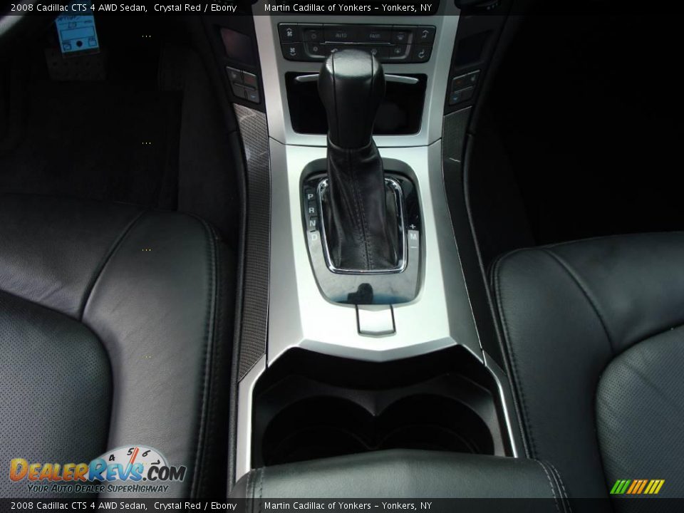 2008 Cadillac CTS 4 AWD Sedan Crystal Red / Ebony Photo #22