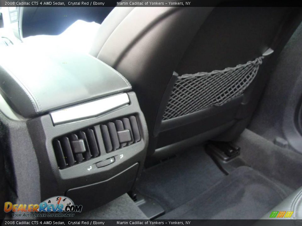 2008 Cadillac CTS 4 AWD Sedan Crystal Red / Ebony Photo #23