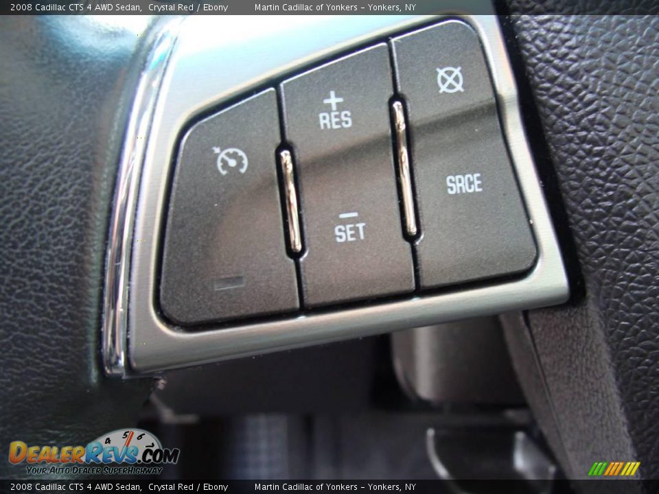 2008 Cadillac CTS 4 AWD Sedan Crystal Red / Ebony Photo #25