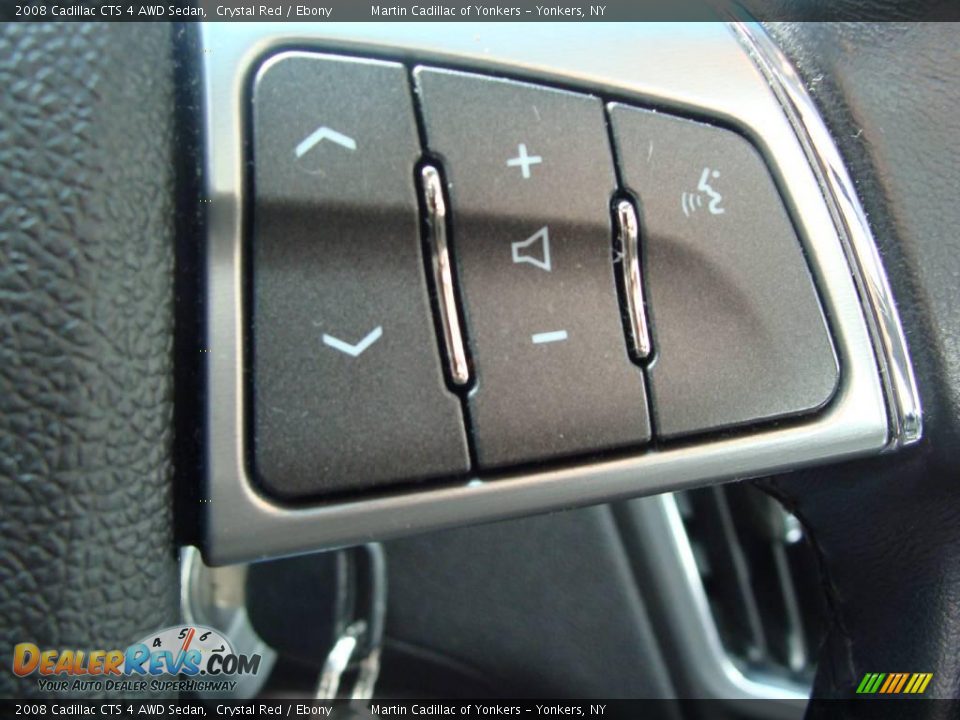 2008 Cadillac CTS 4 AWD Sedan Crystal Red / Ebony Photo #26