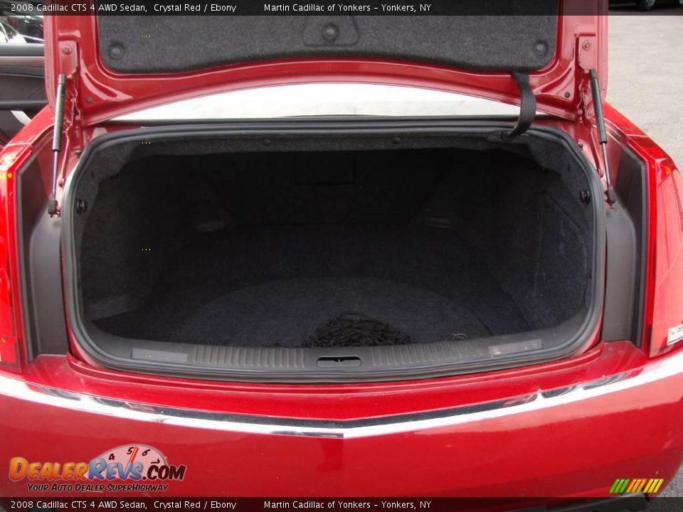 2008 Cadillac CTS 4 AWD Sedan Crystal Red / Ebony Photo #27