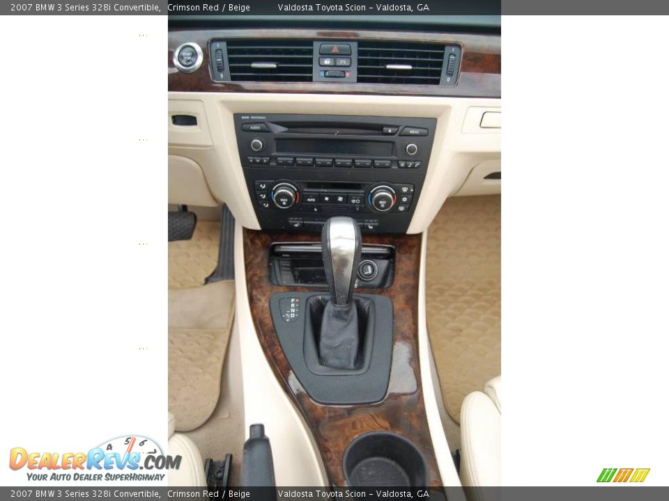 2007 BMW 3 Series 328i Convertible Crimson Red / Beige Photo #10