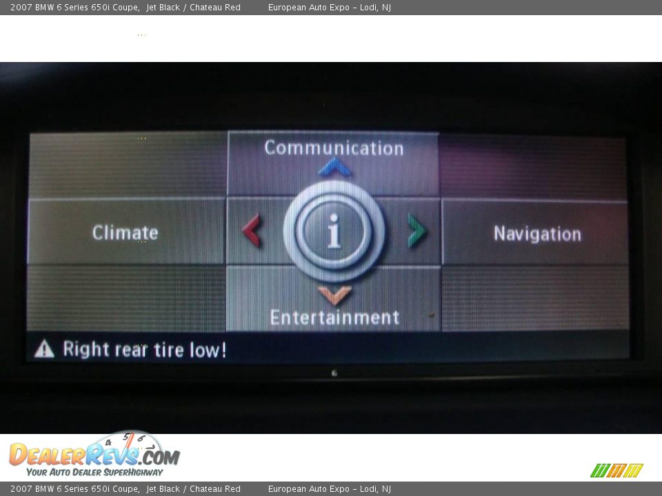 2007 BMW 6 Series 650i Coupe Jet Black / Chateau Red Photo #15