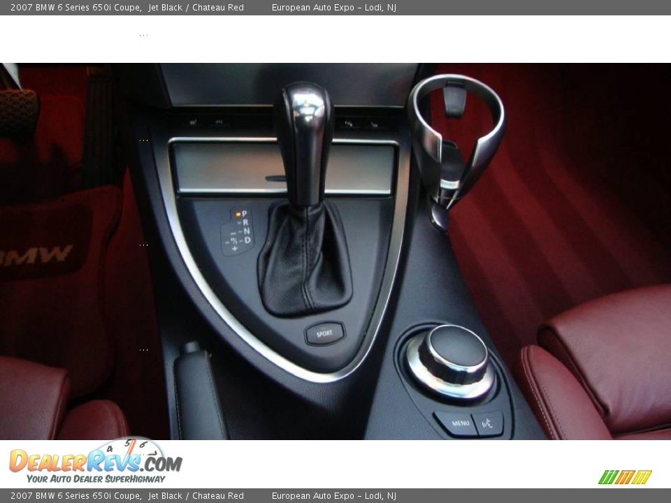 2007 BMW 6 Series 650i Coupe Jet Black / Chateau Red Photo #16
