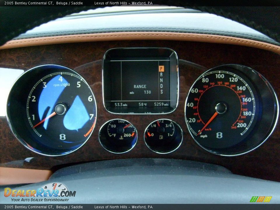 2005 Bentley Continental GT Beluga / Saddle Photo #23