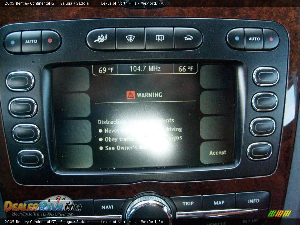 2005 Bentley Continental GT Beluga / Saddle Photo #24