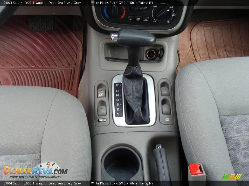 2004 Saturn L300 1 Wagon Deep Sea Blue / Gray Photo #21