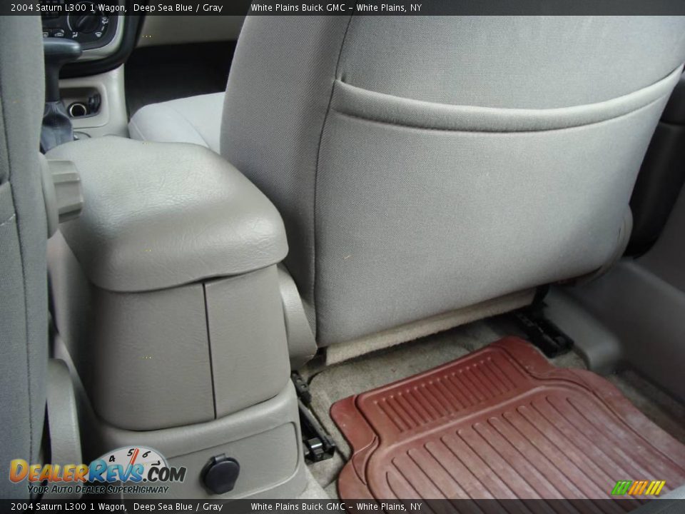 2004 Saturn L300 1 Wagon Deep Sea Blue / Gray Photo #22