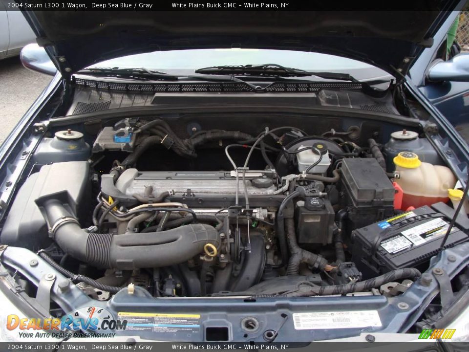 2004 Saturn L300 1 Wagon Deep Sea Blue / Gray Photo #25