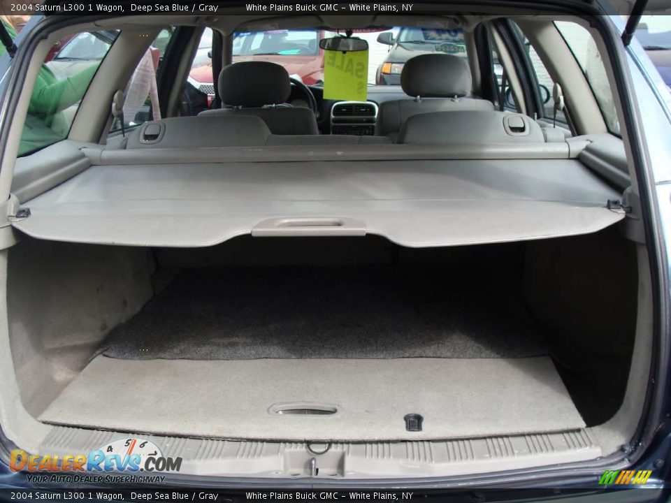 2004 Saturn L300 1 Wagon Deep Sea Blue / Gray Photo #27