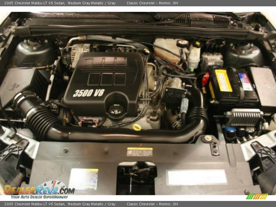 2005 Chevrolet Malibu LT V6 Sedan Medium Gray Metallic / Gray Photo #19