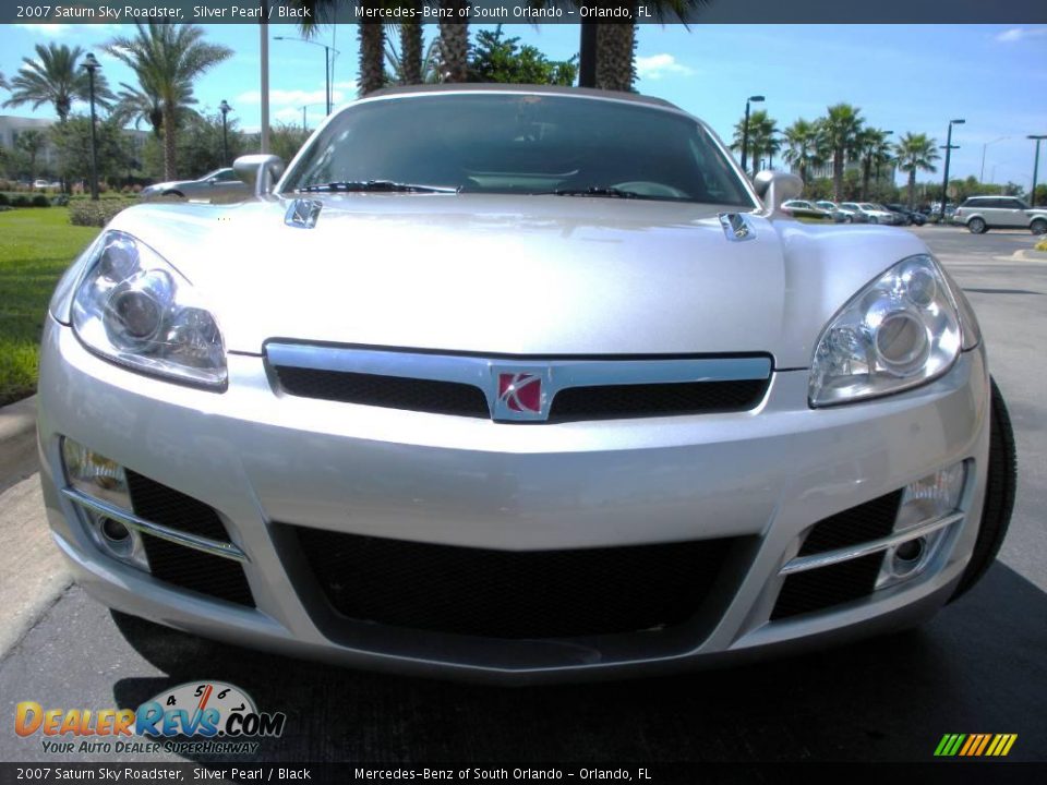 2007 Saturn Sky Roadster Silver Pearl / Black Photo #3