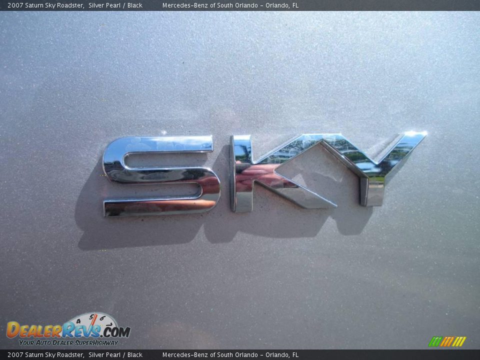 2007 Saturn Sky Roadster Silver Pearl / Black Photo #14