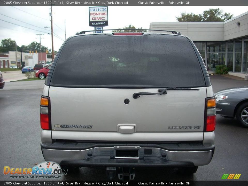 2005 Chevrolet Suburban 1500 LT 4x4 Silver Birch Metallic / Gray/Dark Charcoal Photo #4