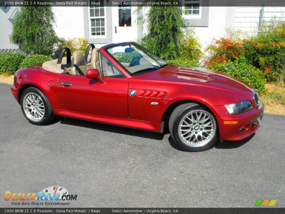 Siena Red Metallic 2000 BMW Z3 2.8 Roadster Photo #1
