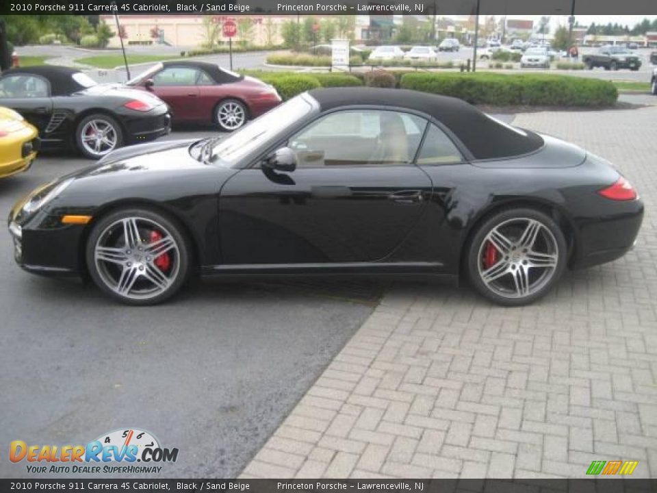 2010 Porsche 911 Carrera 4S Cabriolet Black / Sand Beige Photo #7