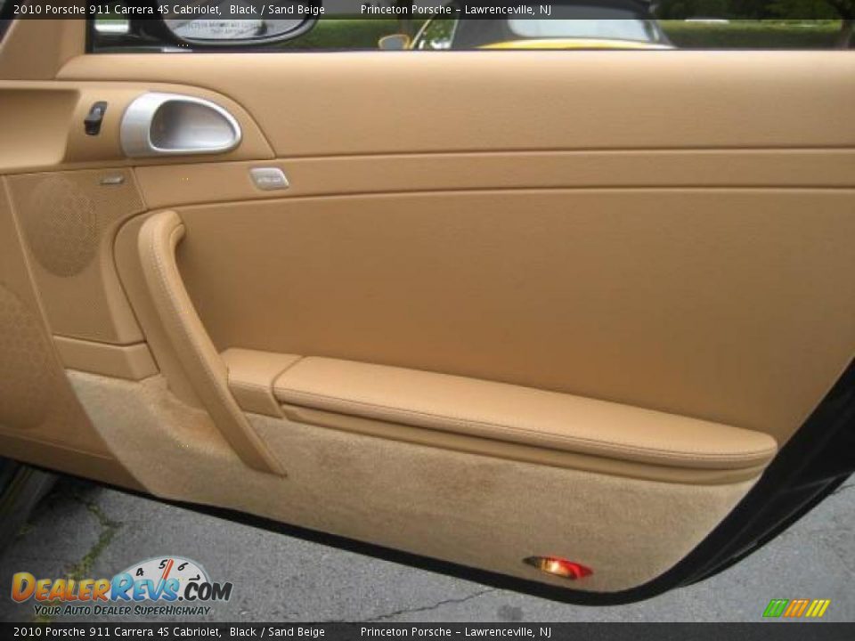 2010 Porsche 911 Carrera 4S Cabriolet Black / Sand Beige Photo #20