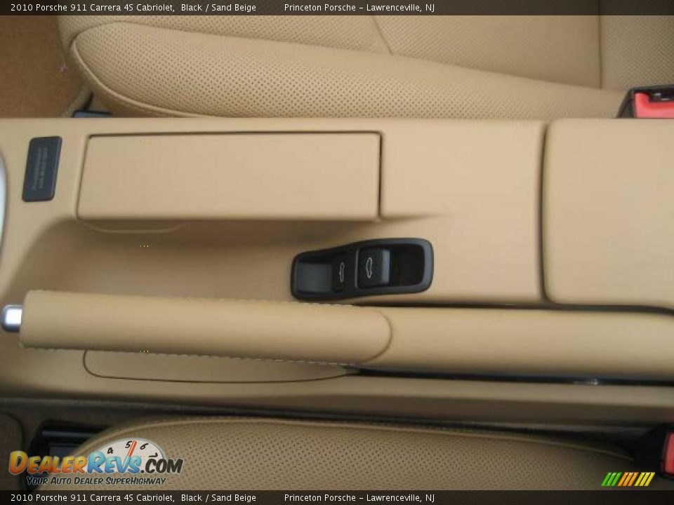 2010 Porsche 911 Carrera 4S Cabriolet Black / Sand Beige Photo #27