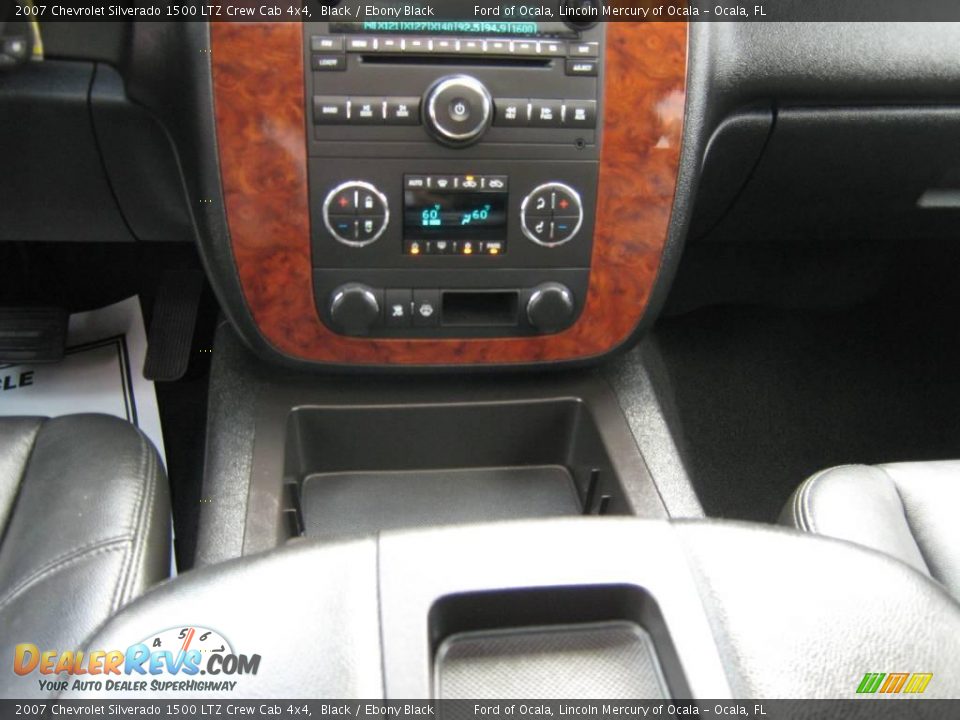 2007 Chevrolet Silverado 1500 LTZ Crew Cab 4x4 Black / Ebony Black Photo #25
