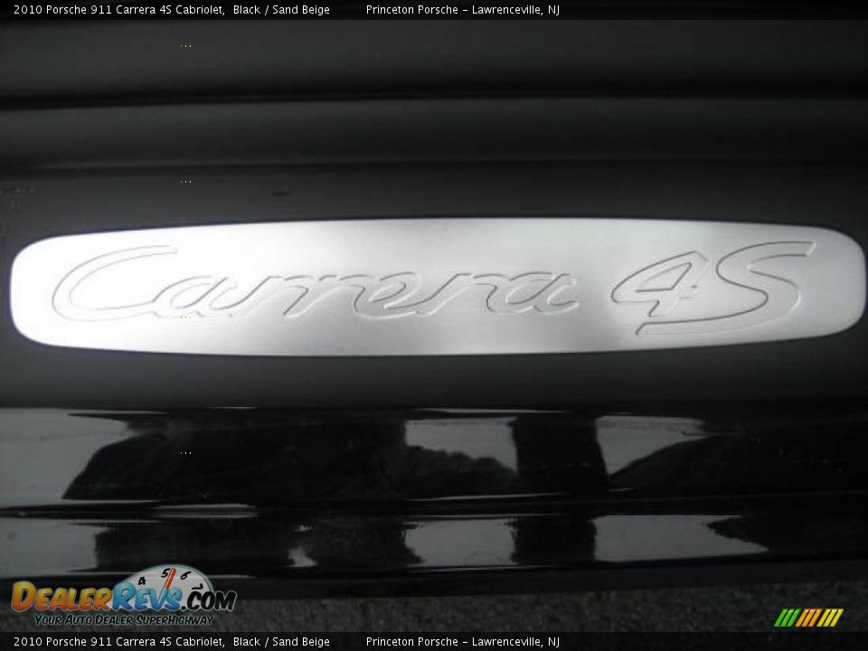 2010 Porsche 911 Carrera 4S Cabriolet Black / Sand Beige Photo #29
