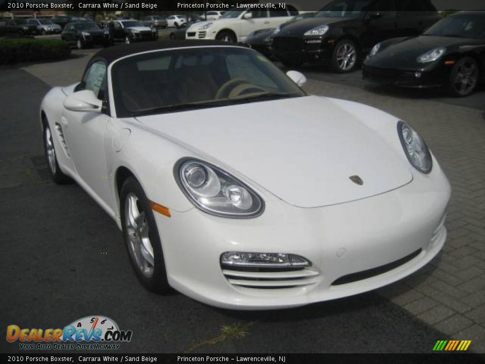2010 Porsche Boxster Carrara White / Sand Beige Photo #2