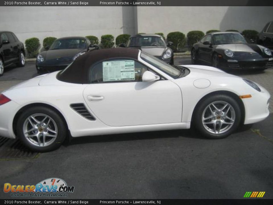 2010 Porsche Boxster Carrara White / Sand Beige Photo #3