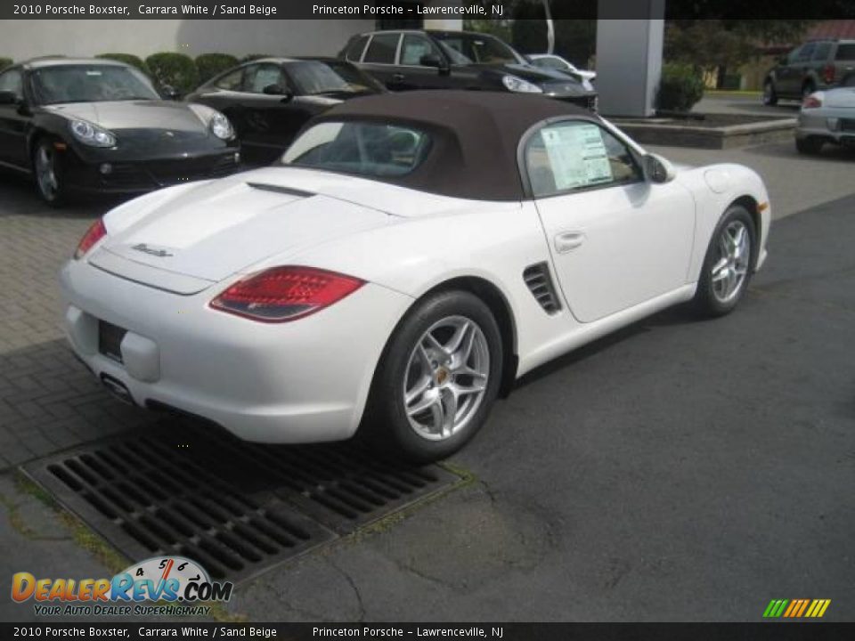 2010 Porsche Boxster Carrara White / Sand Beige Photo #4