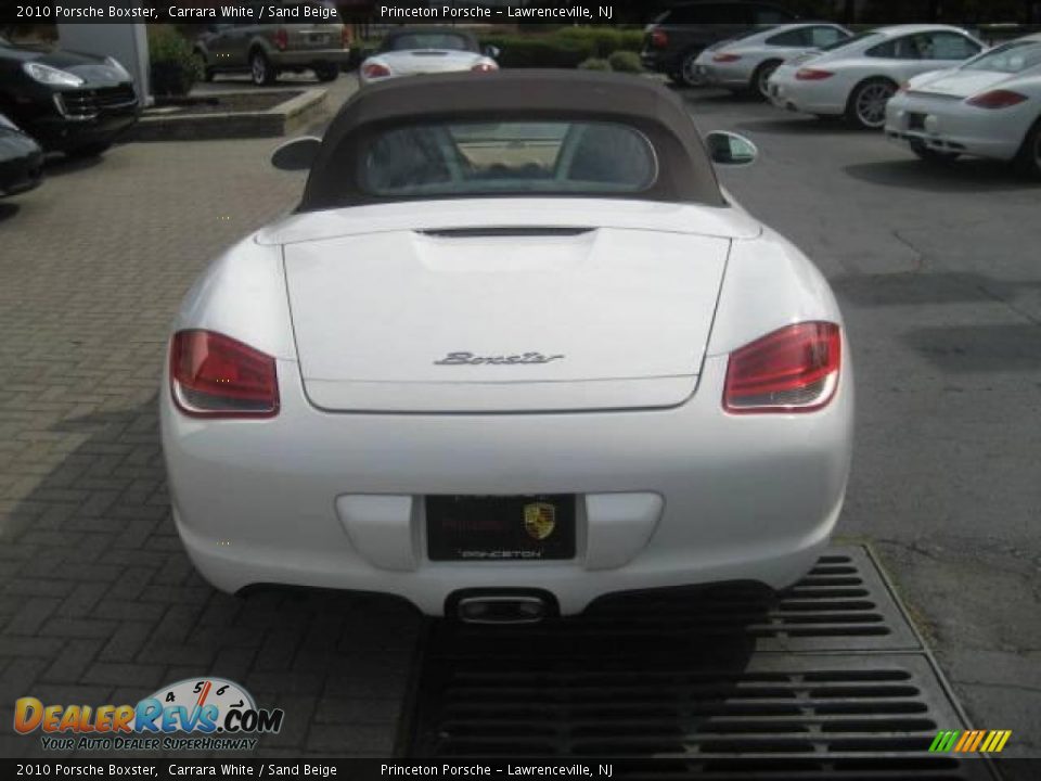2010 Porsche Boxster Carrara White / Sand Beige Photo #5