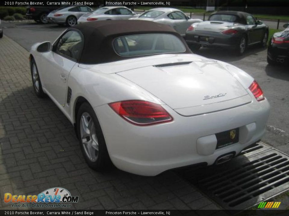 2010 Porsche Boxster Carrara White / Sand Beige Photo #6