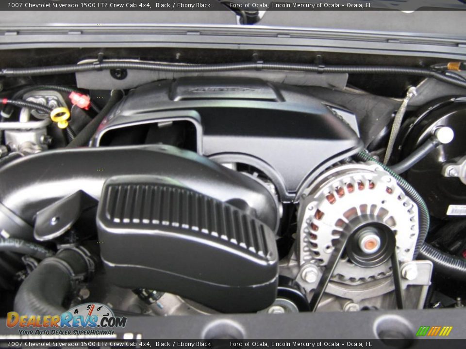 2007 Chevrolet Silverado 1500 LTZ Crew Cab 4x4 Black / Ebony Black Photo #31