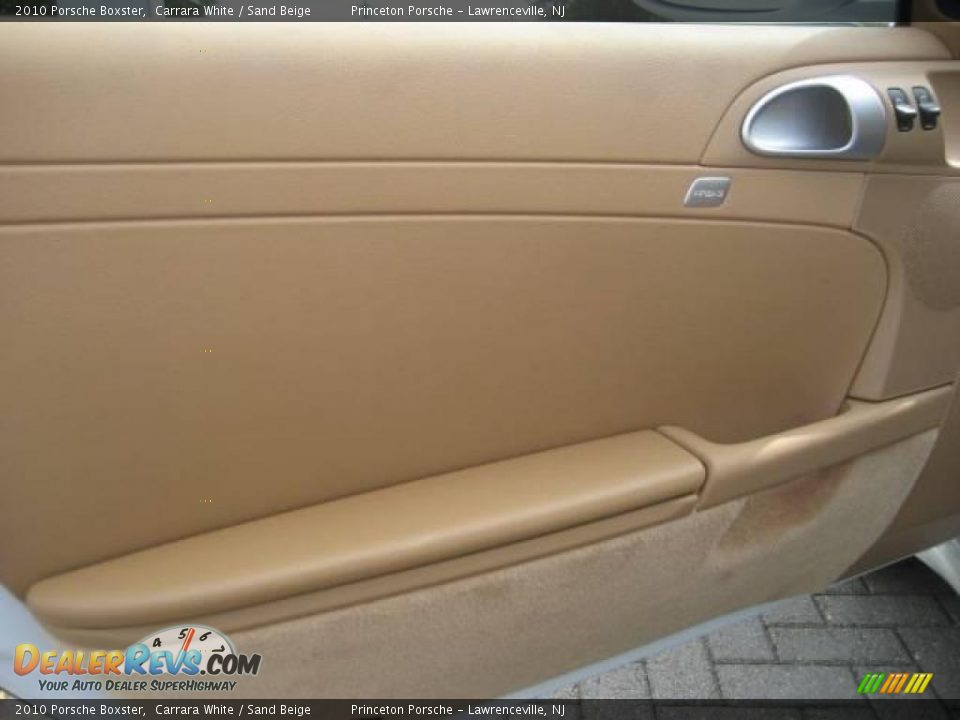 2010 Porsche Boxster Carrara White / Sand Beige Photo #13