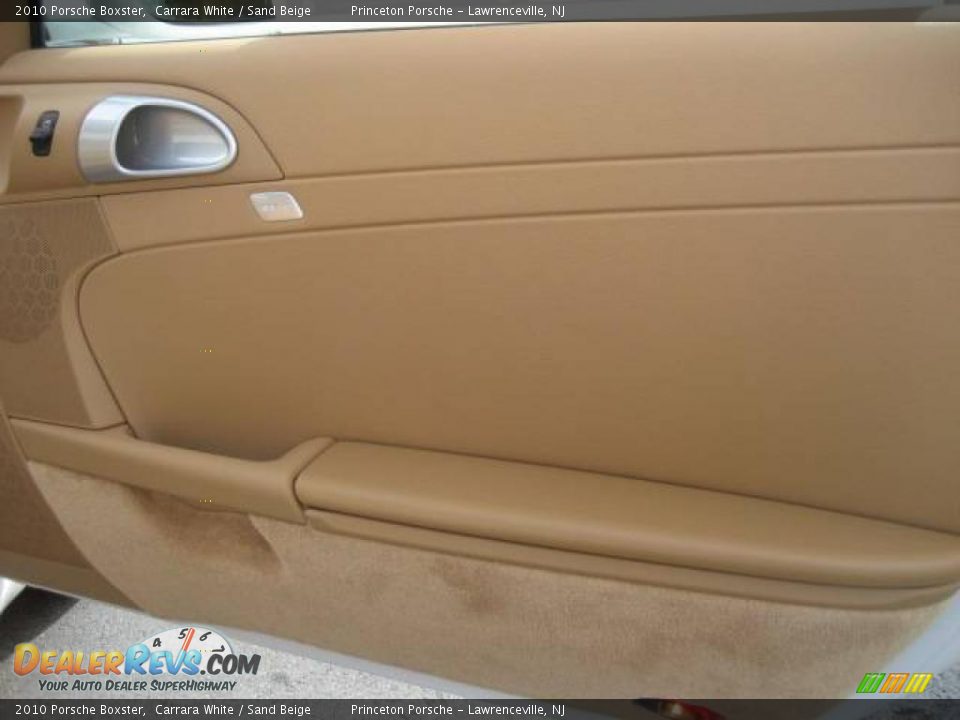 2010 Porsche Boxster Carrara White / Sand Beige Photo #15
