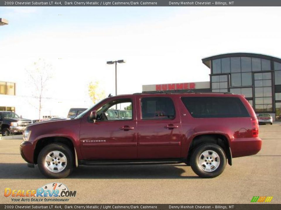 2009 Chevrolet Suburban LT 4x4 Dark Cherry Metallic / Light Cashmere/Dark Cashmere Photo #1