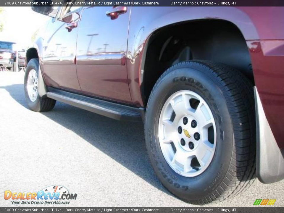 2009 Chevrolet Suburban LT 4x4 Dark Cherry Metallic / Light Cashmere/Dark Cashmere Photo #7
