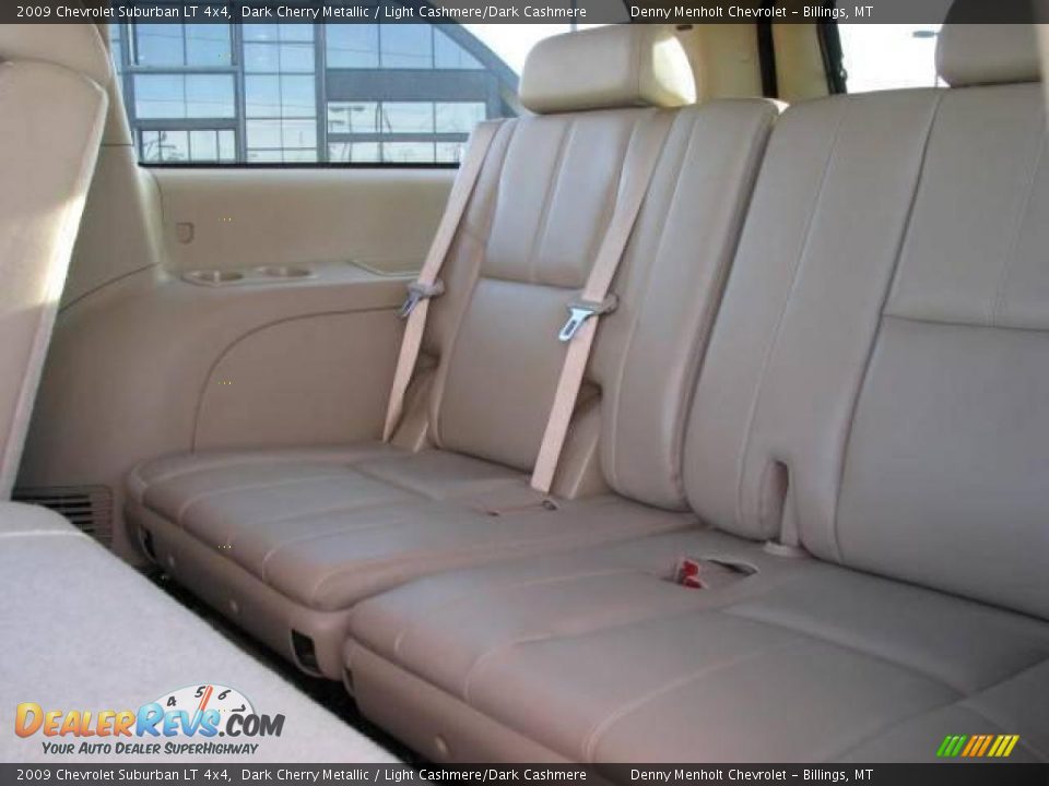 2009 Chevrolet Suburban LT 4x4 Dark Cherry Metallic / Light Cashmere/Dark Cashmere Photo #8