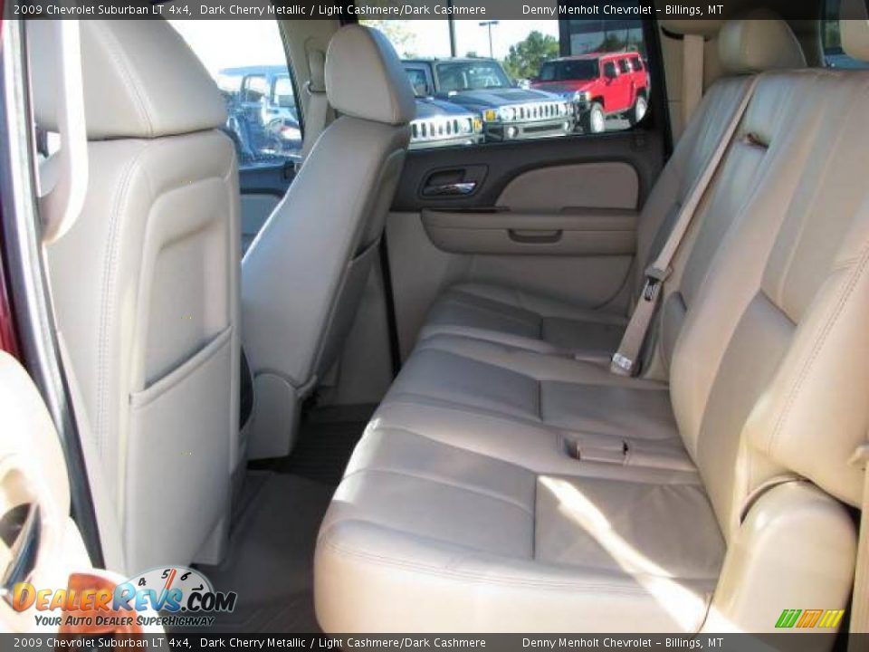 2009 Chevrolet Suburban LT 4x4 Dark Cherry Metallic / Light Cashmere/Dark Cashmere Photo #9