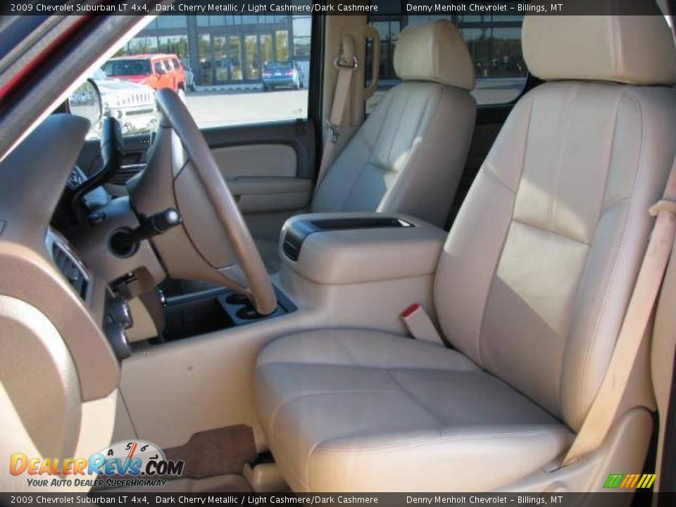 2009 Chevrolet Suburban LT 4x4 Dark Cherry Metallic / Light Cashmere/Dark Cashmere Photo #10