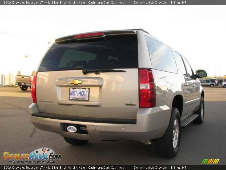 2009 Chevrolet Suburban LT 4x4 Silver Birch Metallic / Light Cashmere/Dark Cashmere Photo #6