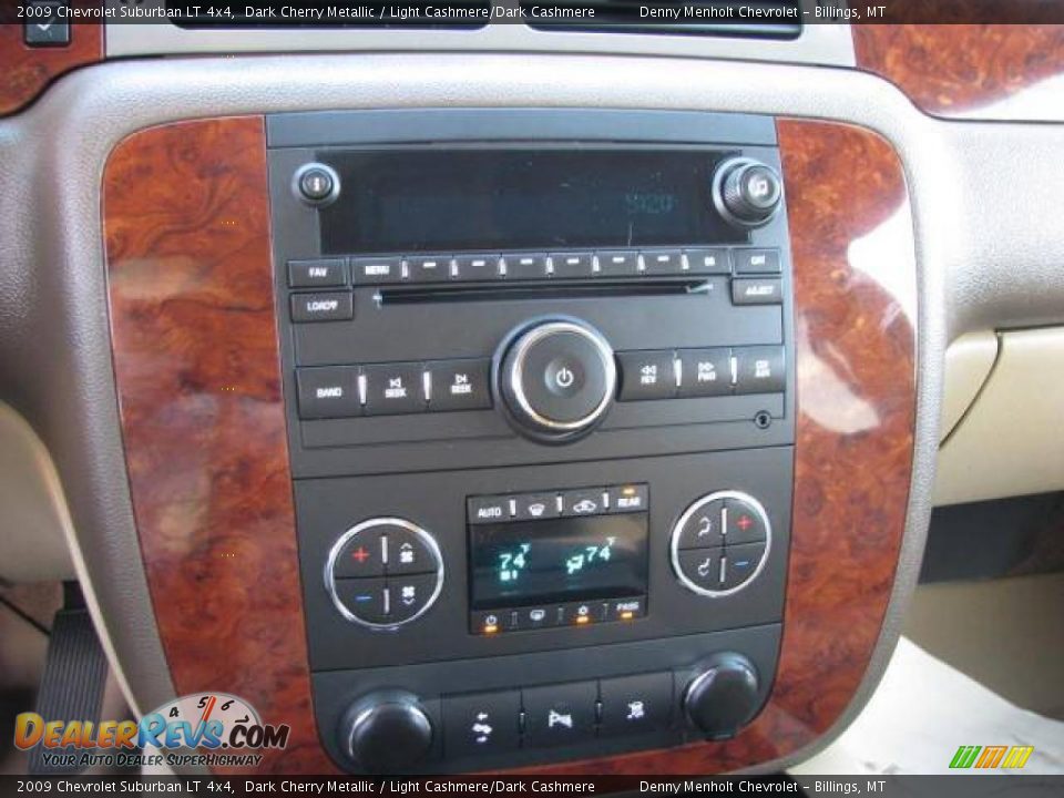 2009 Chevrolet Suburban LT 4x4 Dark Cherry Metallic / Light Cashmere/Dark Cashmere Photo #12