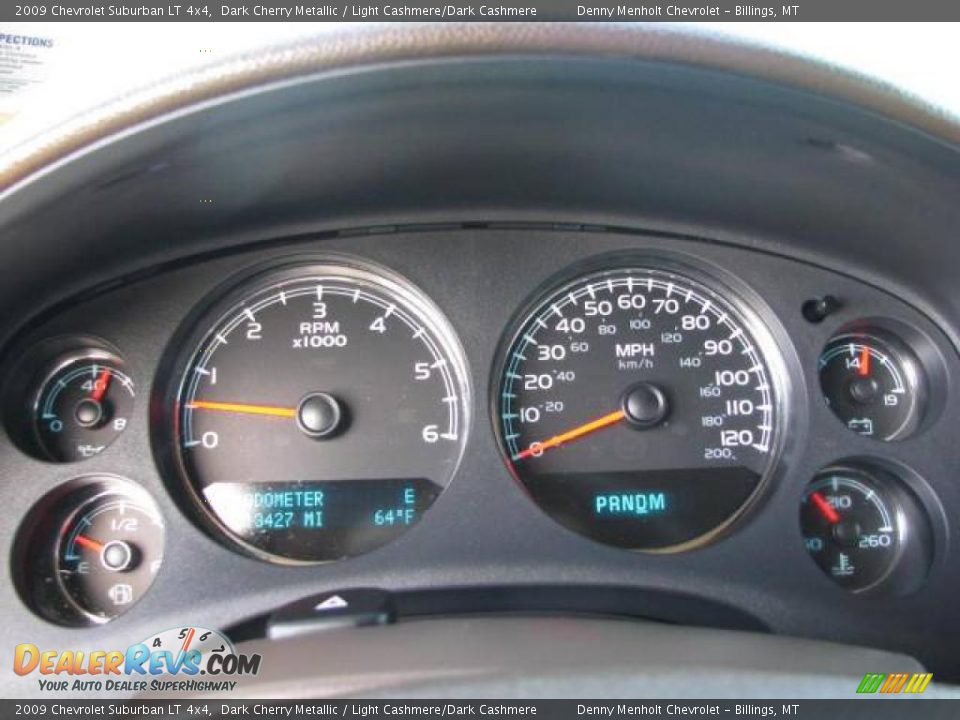 2009 Chevrolet Suburban LT 4x4 Dark Cherry Metallic / Light Cashmere/Dark Cashmere Photo #13