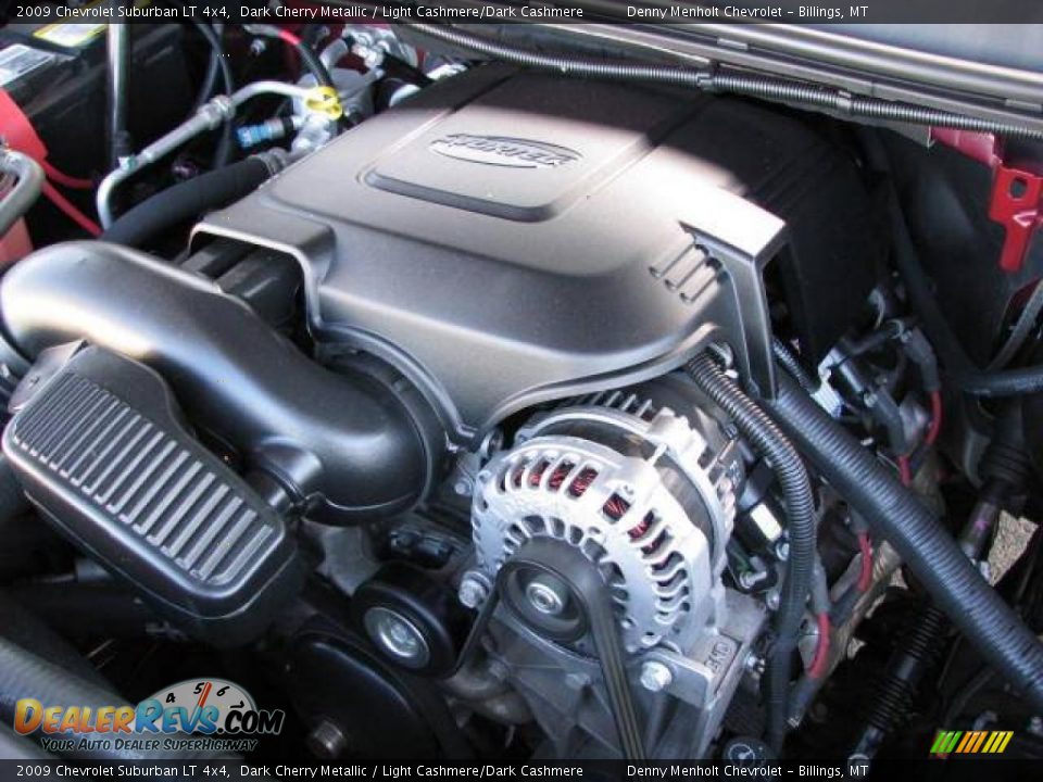 2009 Chevrolet Suburban LT 4x4 Dark Cherry Metallic / Light Cashmere/Dark Cashmere Photo #14