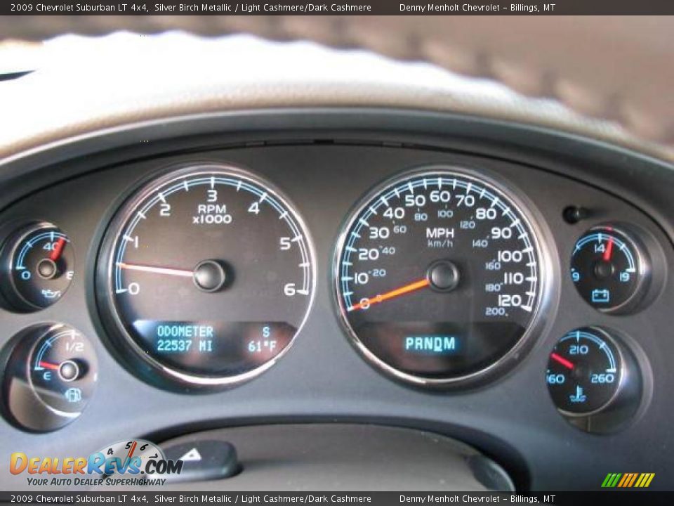2009 Chevrolet Suburban LT 4x4 Silver Birch Metallic / Light Cashmere/Dark Cashmere Photo #16
