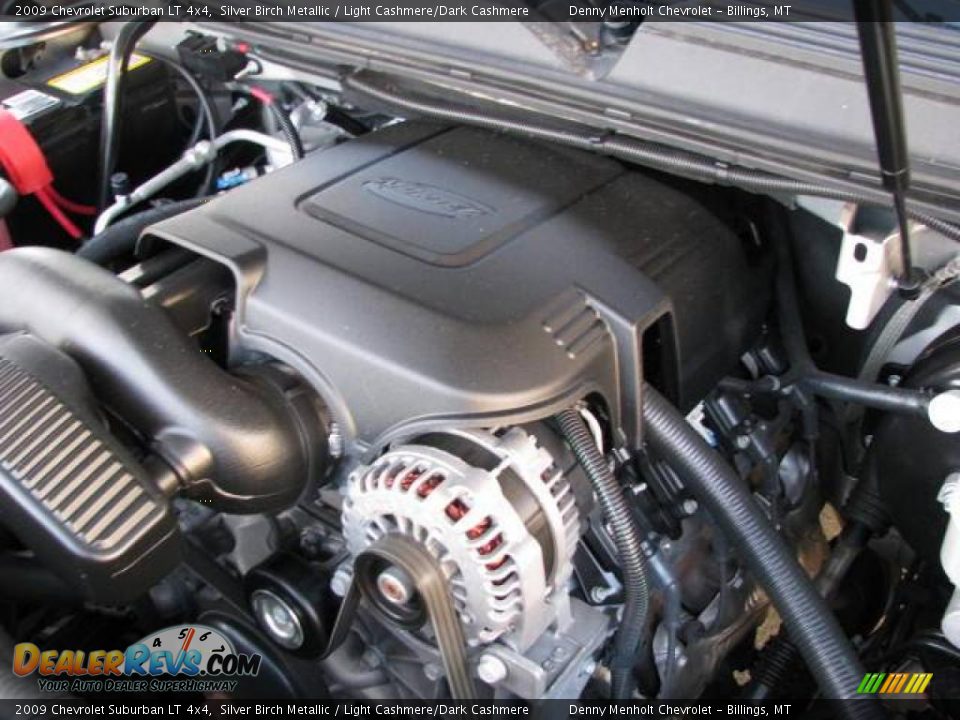 2009 Chevrolet Suburban LT 4x4 Silver Birch Metallic / Light Cashmere/Dark Cashmere Photo #17