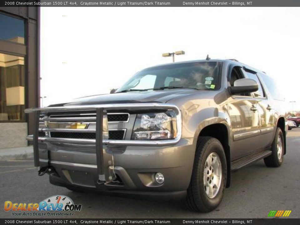 2008 Chevrolet Suburban 1500 LT 4x4 Graystone Metallic / Light Titanium/Dark Titanium Photo #2