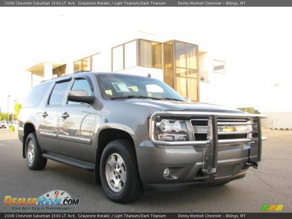 2008 Chevrolet Suburban 1500 LT 4x4 Graystone Metallic / Light Titanium/Dark Titanium Photo #3
