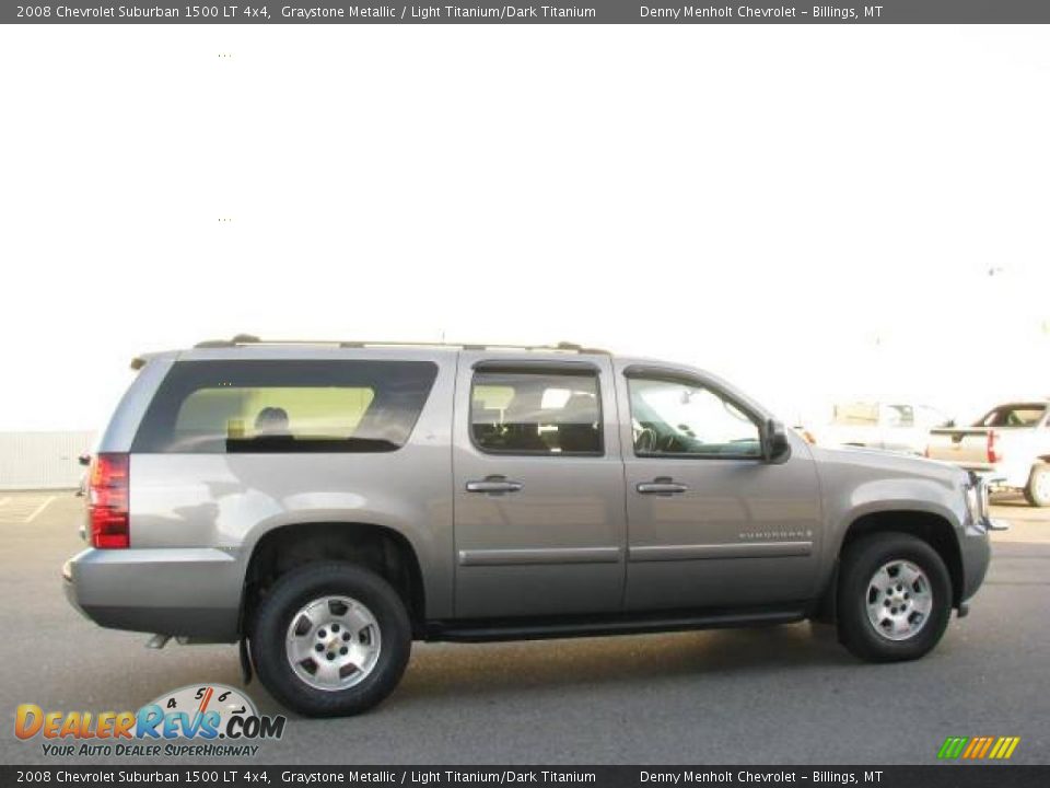 2008 Chevrolet Suburban 1500 LT 4x4 Graystone Metallic / Light Titanium/Dark Titanium Photo #5