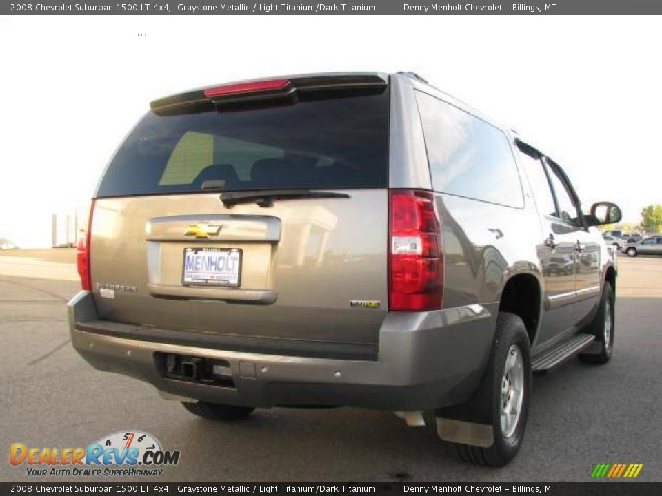 2008 Chevrolet Suburban 1500 LT 4x4 Graystone Metallic / Light Titanium/Dark Titanium Photo #6